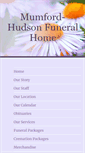 Mobile Screenshot of mumfordfuneralhome.com